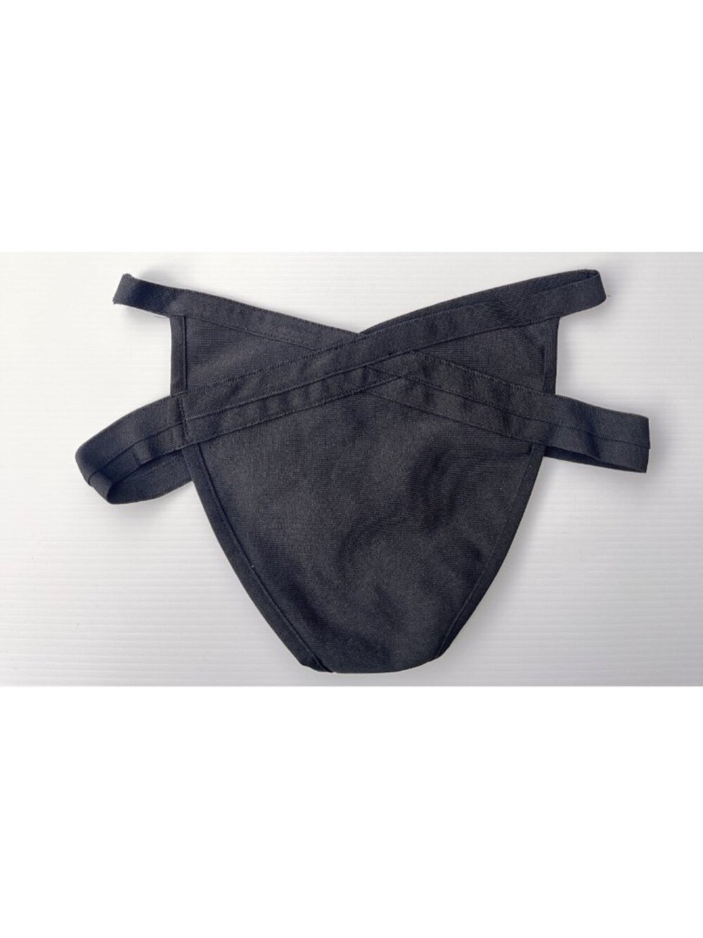 Wow Couture Black Two Pieces Set Bandage Bra And Panty Size Medium - Picture 6 of 16